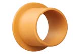 iglidur® Q2, cylindrical bearing with flange, mm