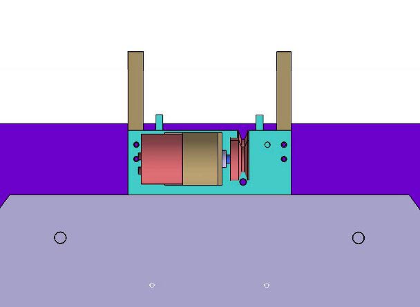 Beam angle and direction of the distance sensors to check the building zones