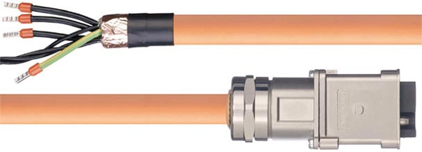 Servo cable – harnessed directly out of the catalog 