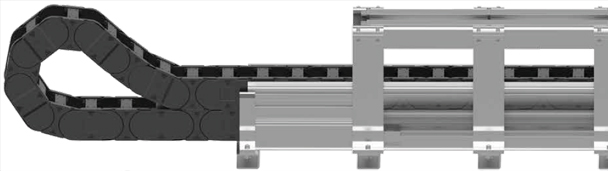 Alu-trough with rise protection