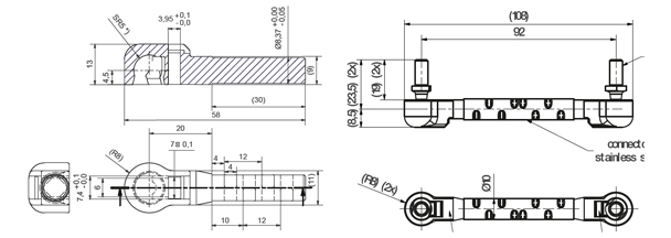 Removable crimped angle joint