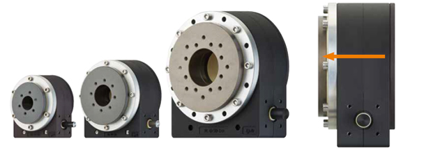robolink® D robot joint with two PRT slewing ring bearings