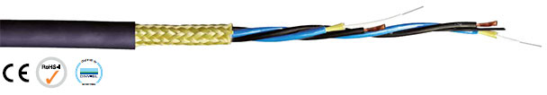 chainflex® CFLG.LB.PUR fibre optic cable