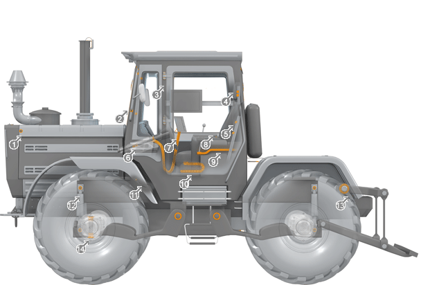 igus® products in agriculturual machinery