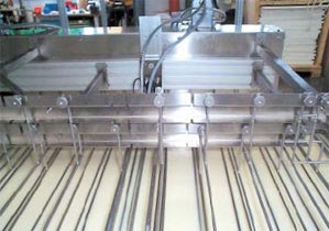 Baking and conveyor unit