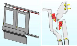 Machine tool door (drawing)