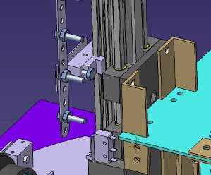 Micro switches on vertical transport system for determining height