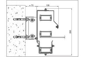 Installation dimensions / basic flizz®