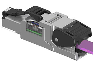 MFP8 RJ45 connector from Telegaertner