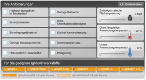 Go to the semi-finished goods product finder