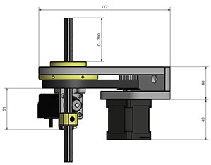 lift/swivel unit