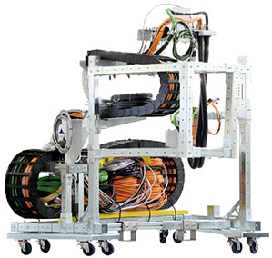 Assembly-optimised delivery of readychain® rack