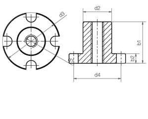 with flange