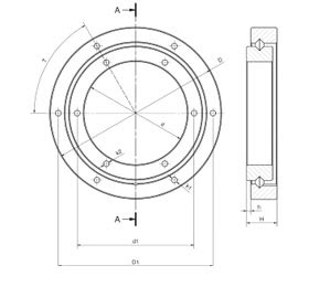 Slewing ring bearings