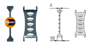 Standard separator, wide base