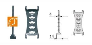 separator for quick lock crossbar