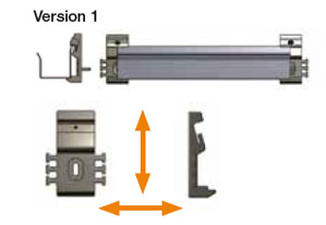 Vertically and horizontally adjustable