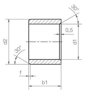 Plain bearings, cylindrical