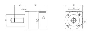 Gearbox dimensions