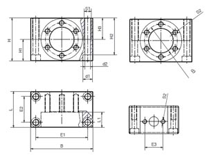 lead screw nut retainers sizes