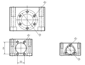 lead screw nut retainers sizes