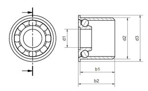 New xiros® end cap ball bearings