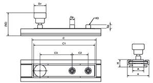 Dimensions manual clamp