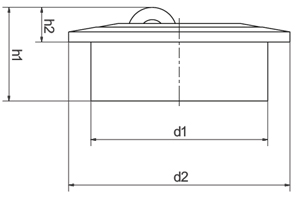 Axial ball transfer unit with soft roller D180