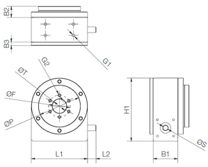 robolink® D robot joint with a PRT slewing ring bearing