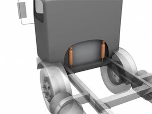 Driver's cab bearing