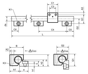 Stainless steel guide drawing