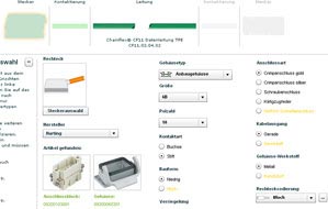 QuickPin 2.0 connector-cable configurator