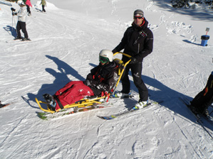 Ski seat for the disabled_01