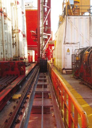 E4 Series 600 extension link – long travel application onboard West Navigator (Norway)