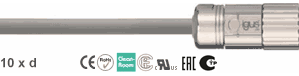 Chainflex® PVC signal/feeder cable (EnDat) B&R