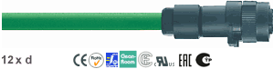 Chainflex® PUR signal-/feeder cable Fanuc