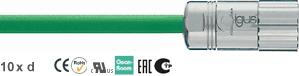 Chainflex® PVC signal-/feeder cable Heidenhain