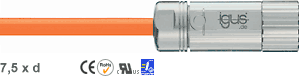 Chainflex® PUR motor cable Lenze