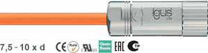 Chainflex® PUR servo cable Lenze