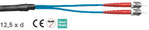 Chainflex® FOC special cable for robots - twistable TPE fiber optic cable