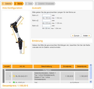 Go to robolink® configurator