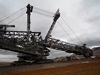 Photo of a strip-mining excavator