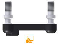 igubal® coupling bars configurator - removable from one side