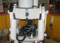 Laser measuring telescope