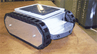 Solar powered mobile robotic vehicle