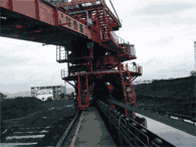 Bucket wheel stacker