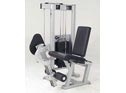 Leg press on fitness equipment