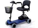 Steering in electric wheelchair