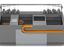 Flat knitting machines