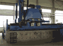 Machine tool for railway track plates